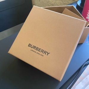 Burberry genuine calf hair statement earrings